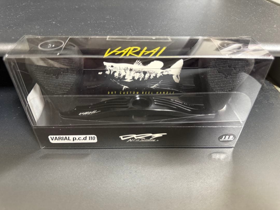DRT VARIAL 110 Black カスタムリールハンドル