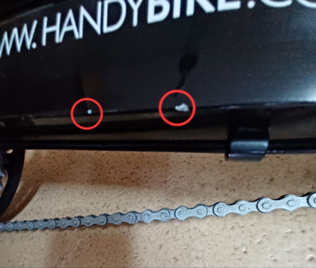 【中古】HANDY BIKE 折りたたみ自転車 ブラック