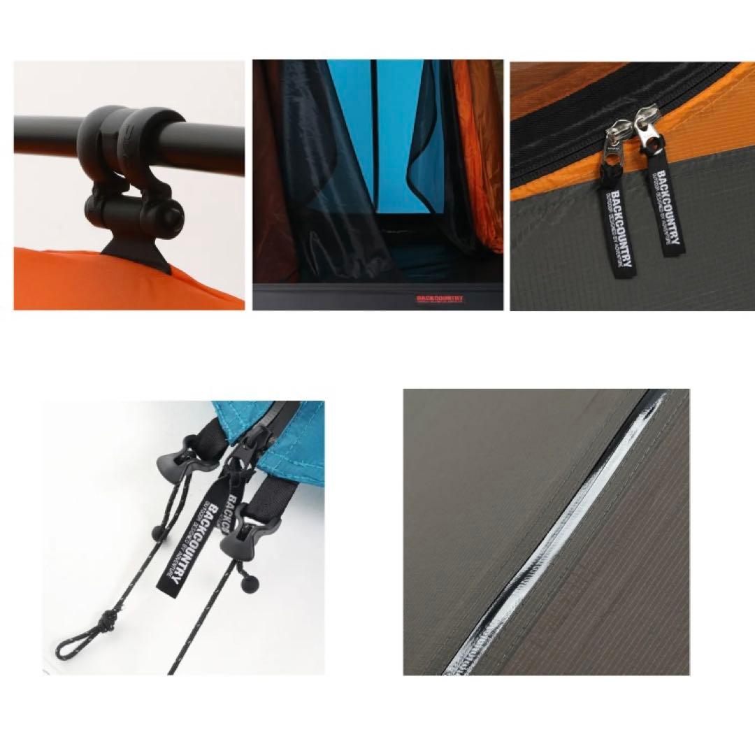 ★新品・未使用★ バックカントリー　ザナドゥ2P CHARCOAL BLACK