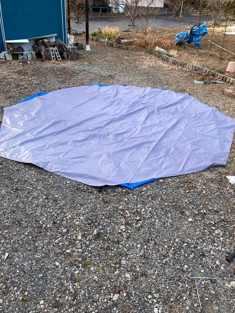 廃番品 DOD タケノコテントミニ 純正グランドシート付き 3回使用 中古品