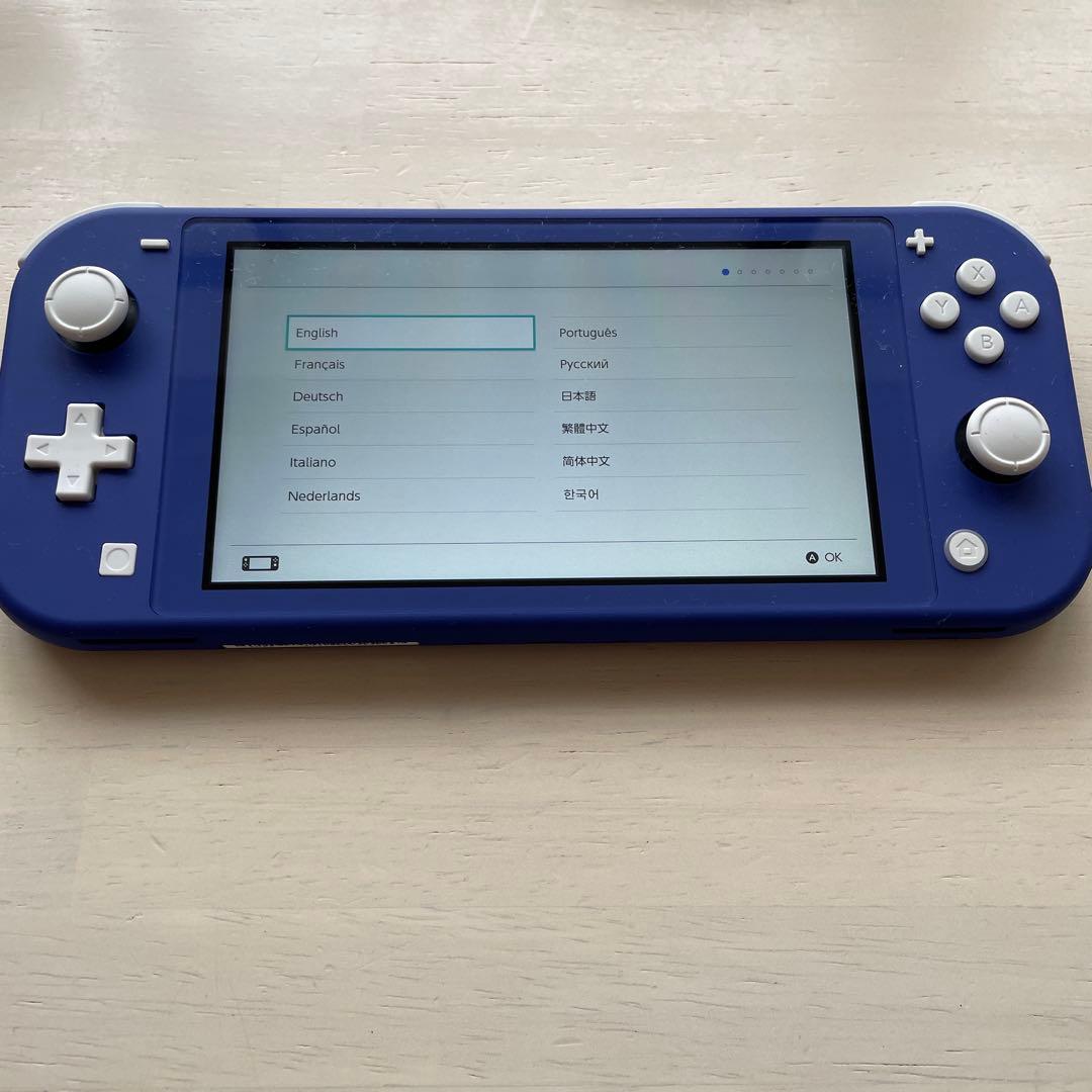 美品　Nintendo Switch Lite 青　ブルー