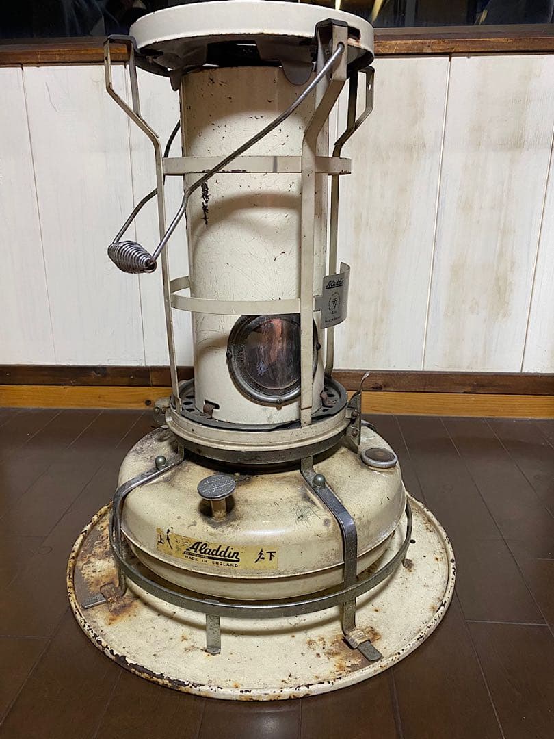 ヴィンテージ アラジンブルーフレームヒーター英国製希少！アラジン