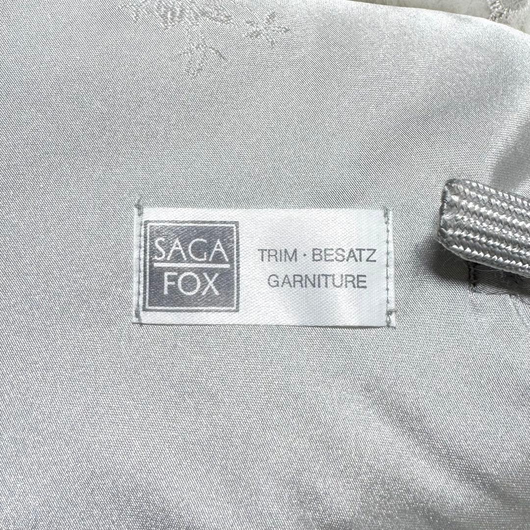 【美淡】SAGA FOX サガフォックス ショール ブルーフォックス 薄花 品格