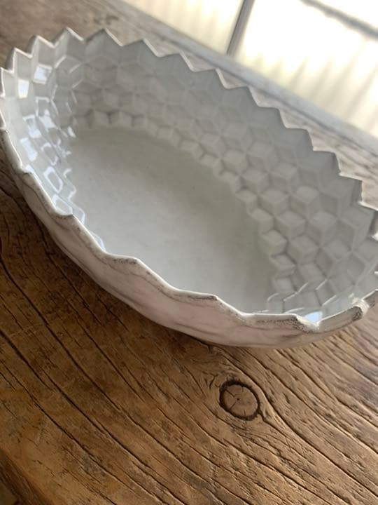 Astier de Villatte Cube アスティエ　オーバルサラダボウル
