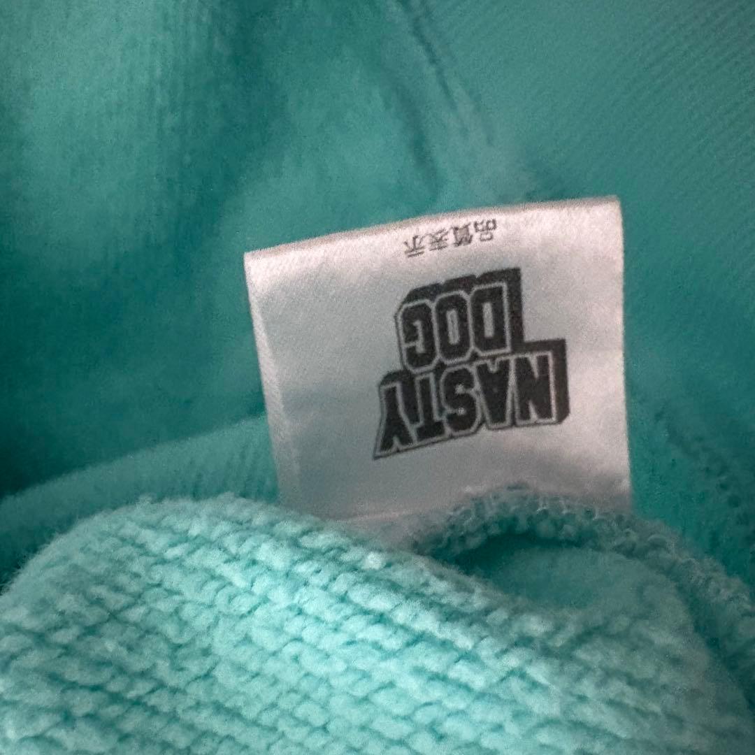 ナスティードッグ ジップアップ パーカー フーディー バックプリント