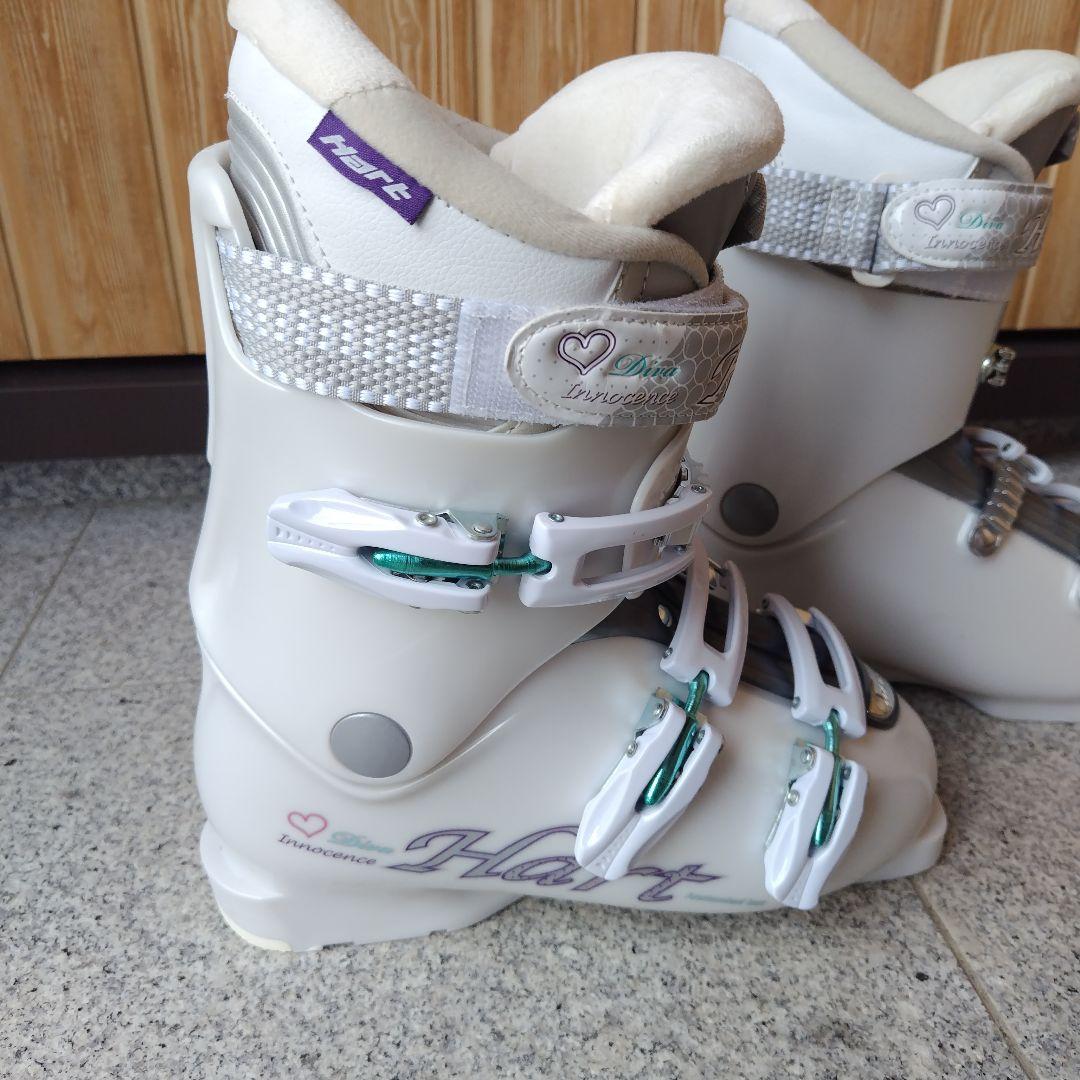 超極美品‼️Hart 女性用スキー用ブーツ ホワイト　25cm