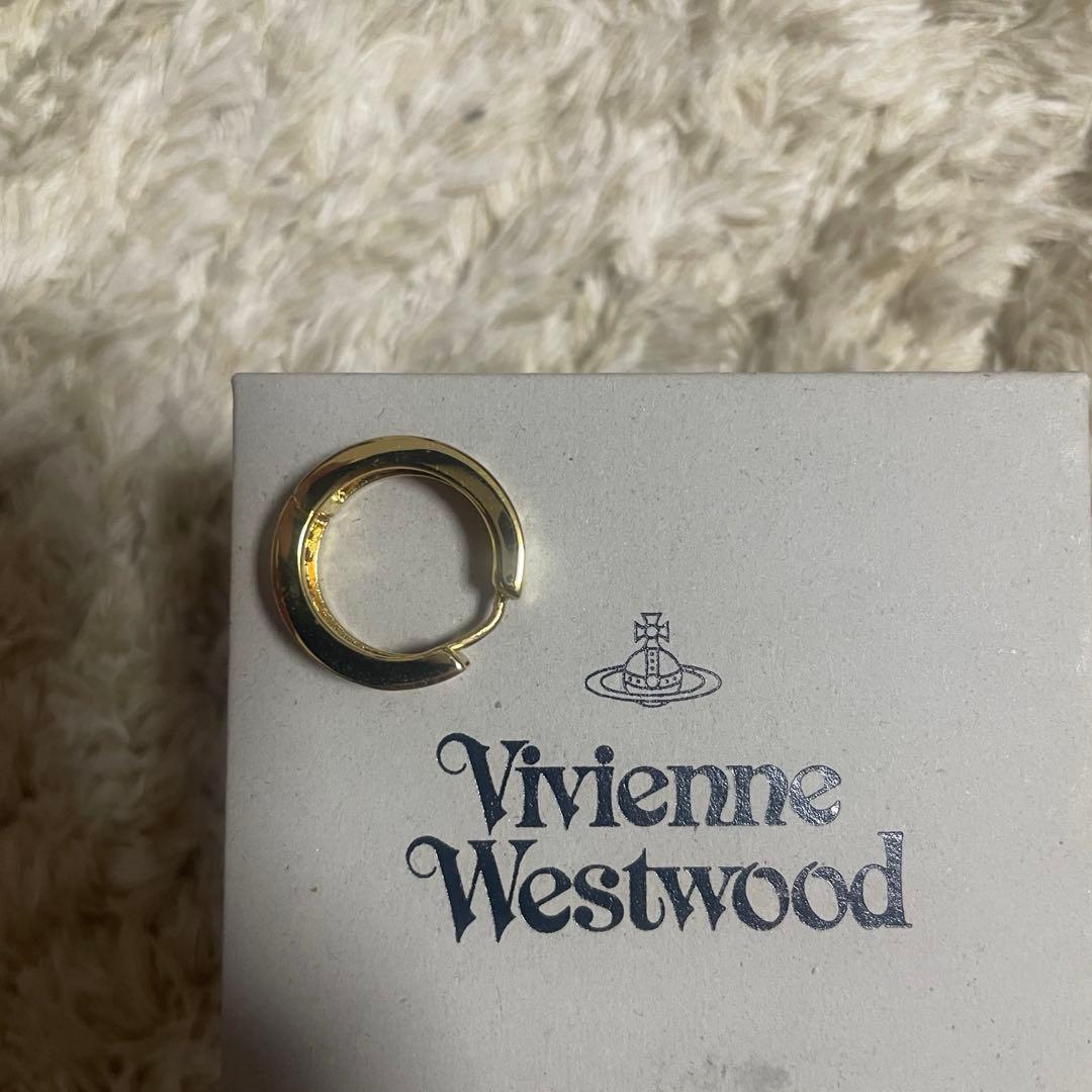 Vivienne Westwood シングルフープゴールドピアス　片耳用