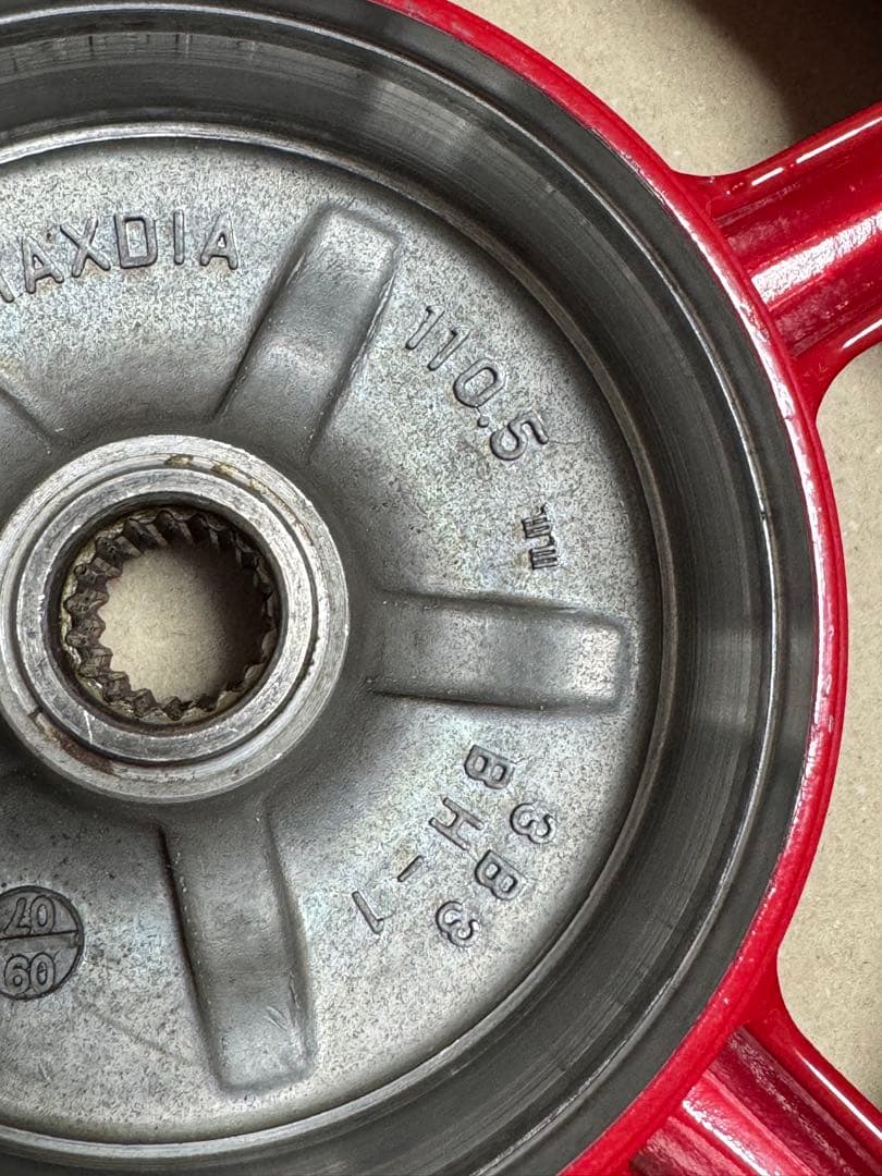 リアホイール 10インチ 3.00J ジョグ90 アクシス90