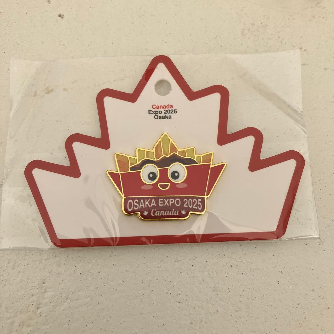 大阪万博 カナダ館 パビリオン ピンバッジ 新品未開封 プティーン