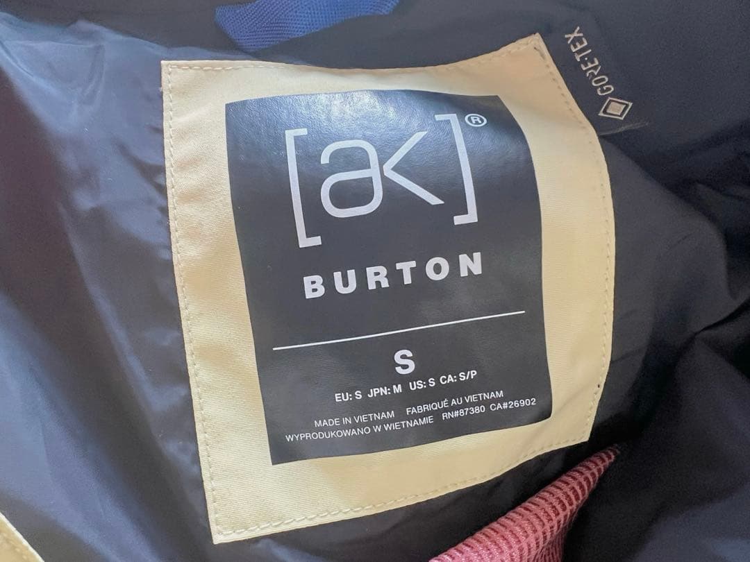 Burton ak cyclic 2L ジャケット GORE-TEX Sサイズ
