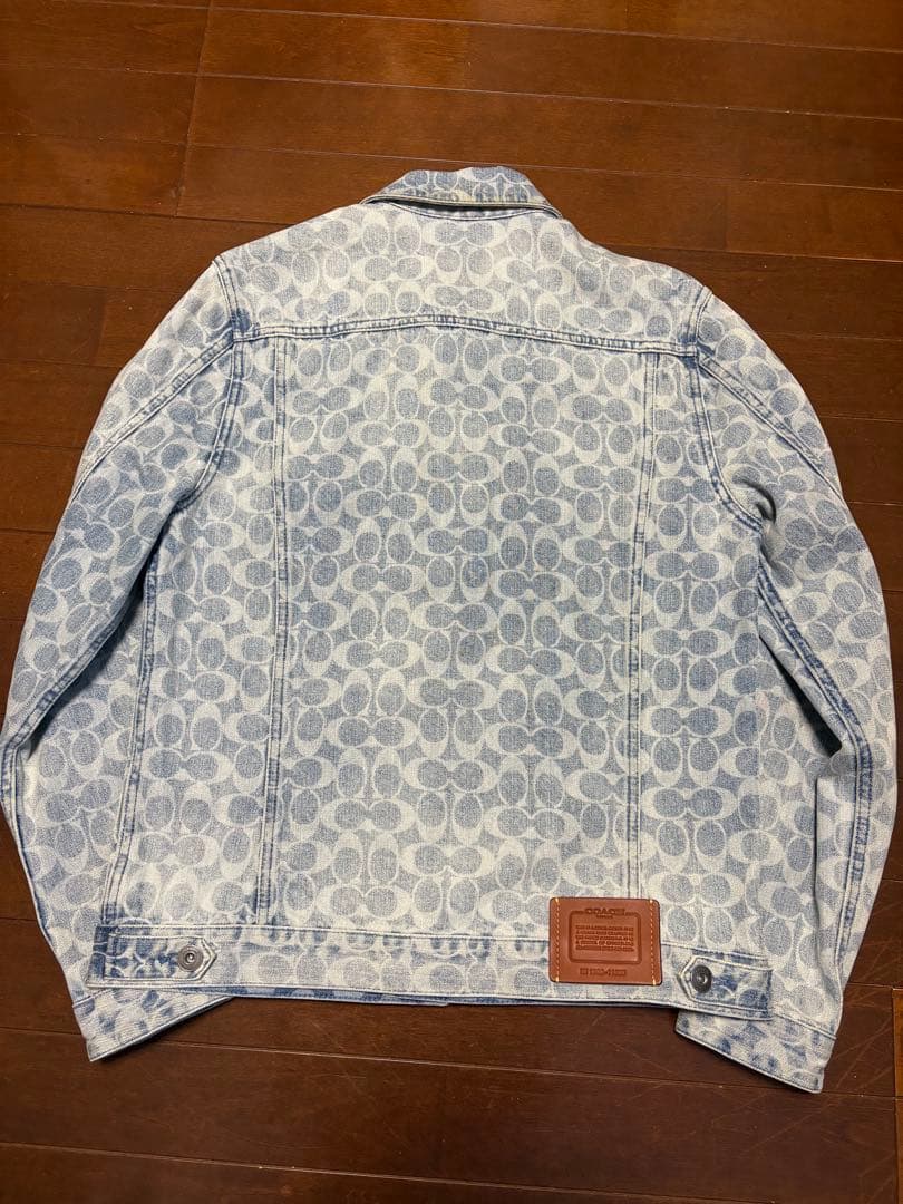 COACH ロゴパターン デニムジャケット S
