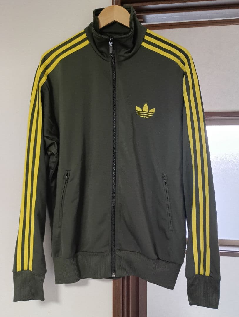 adidas カーキ ジャージ ファイヤーバード XL程度