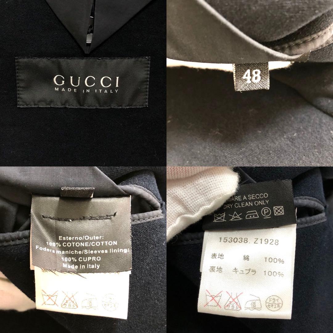GUCCI グッチ トムフォード期 シェリーライン ステンカラーコート 48