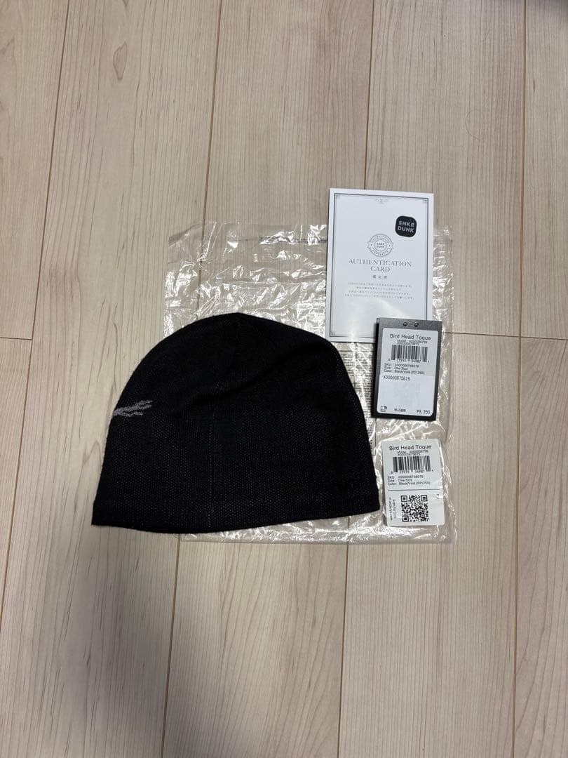 【正規品】アークテリクス　ビーニー　バードヘッドトーク　ブラック