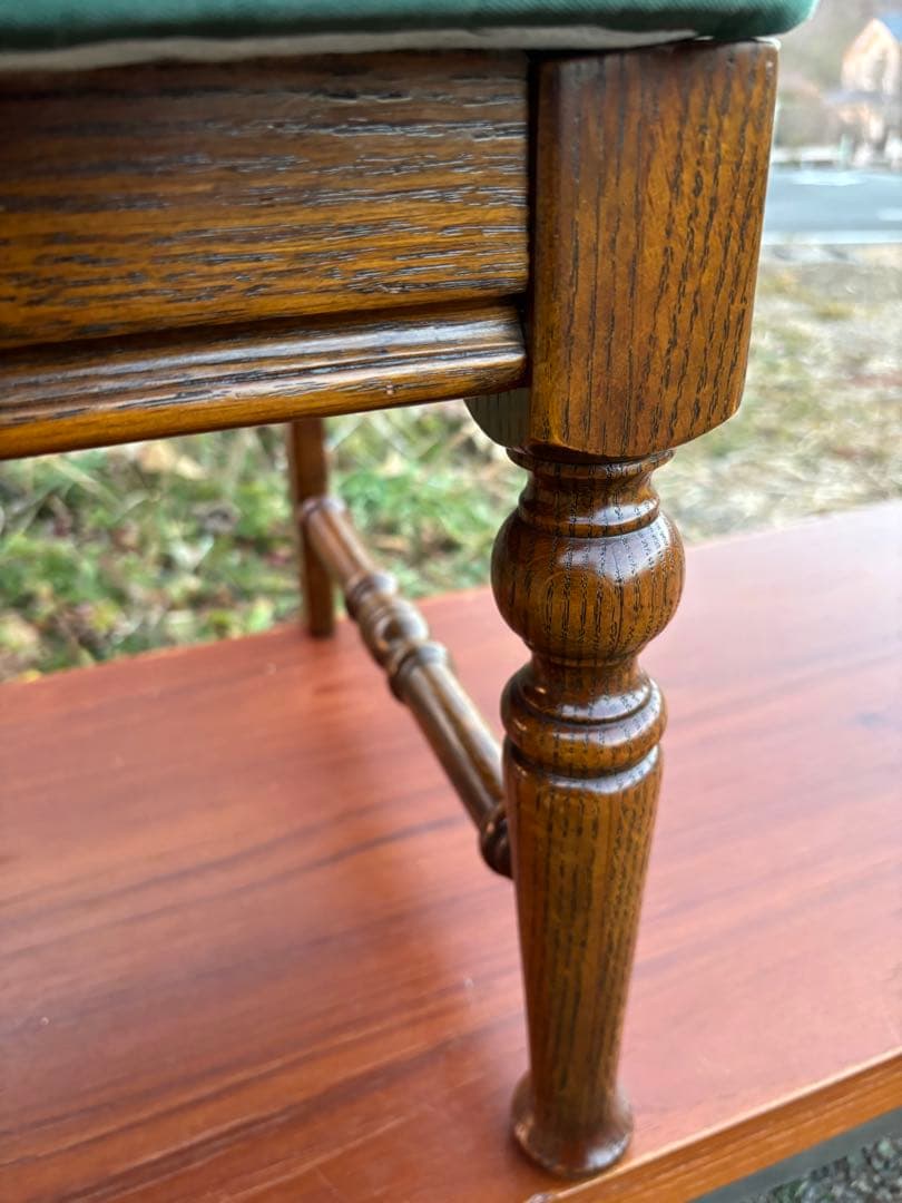 三越ブルージュ/カントリーハウス　ダイニングチェア③ヴィンテージ　オーク材