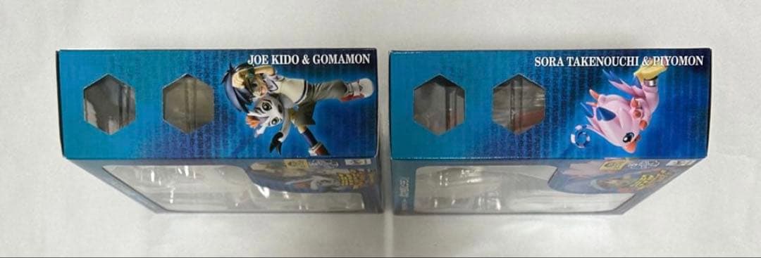 デジモンアドベンチャー フィギュア G.E.M. 丈＆ゴマモン 空＆ピヨモン
