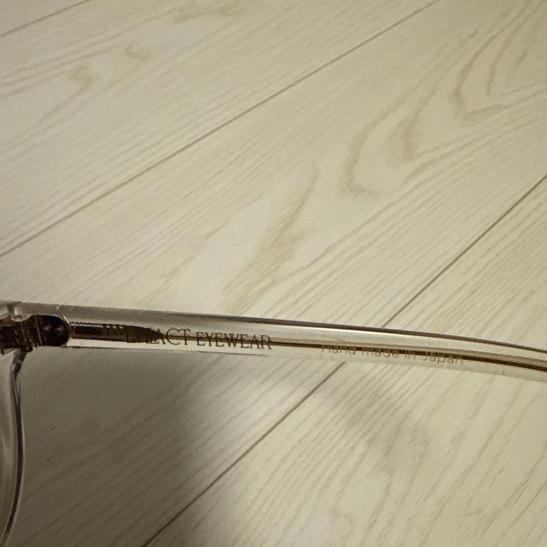 【極美品】イーブルアクトサングラスYALEⅡ clear /brown lens