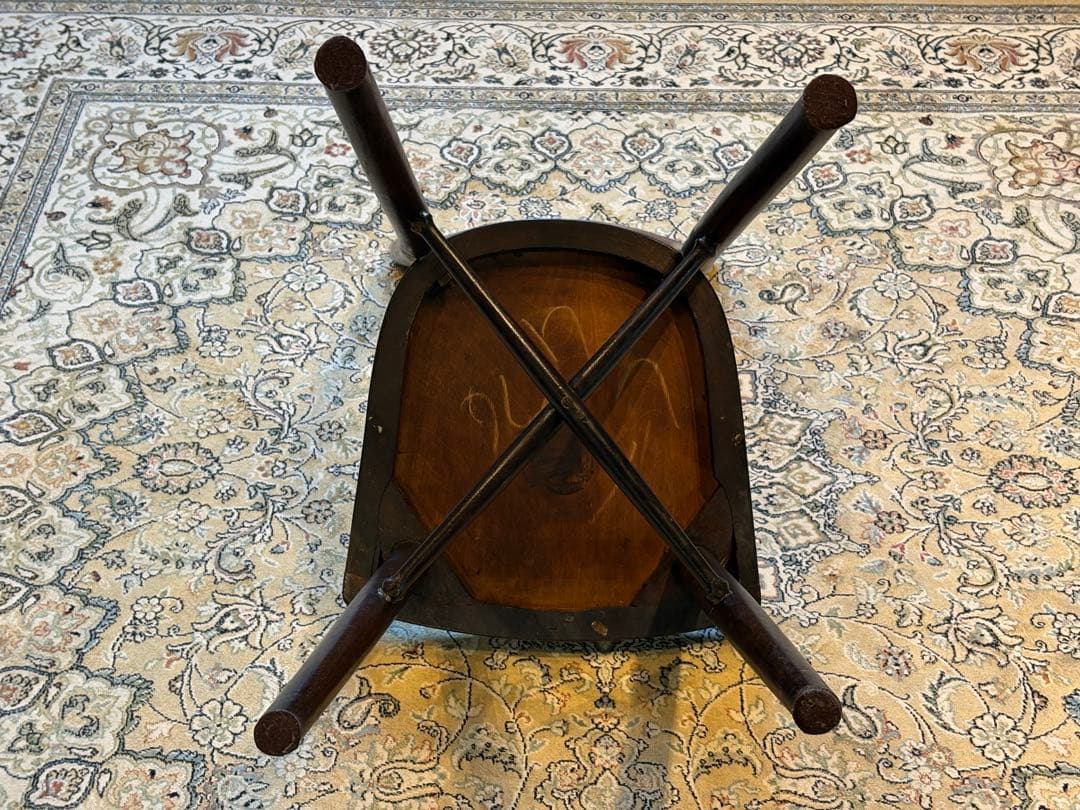 希少　クロコ柄　アンティーク　ヴィンテージ　ビンテージ　チェア　Yn