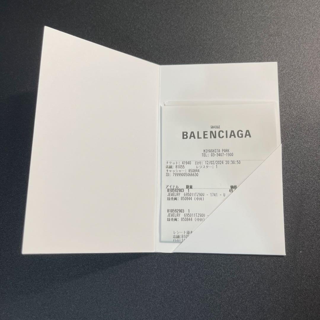 BALENCIAGA バレンシアガ　片耳用　ピアス　ゴスソード　付属品完備