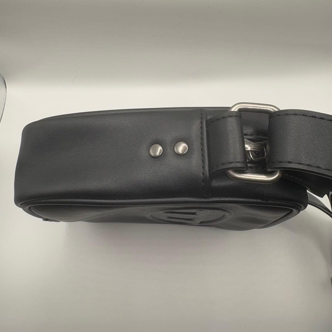 て*る様 DIESEL ディーゼル ショルダーバッグ Dロゴ ブラック フェイク