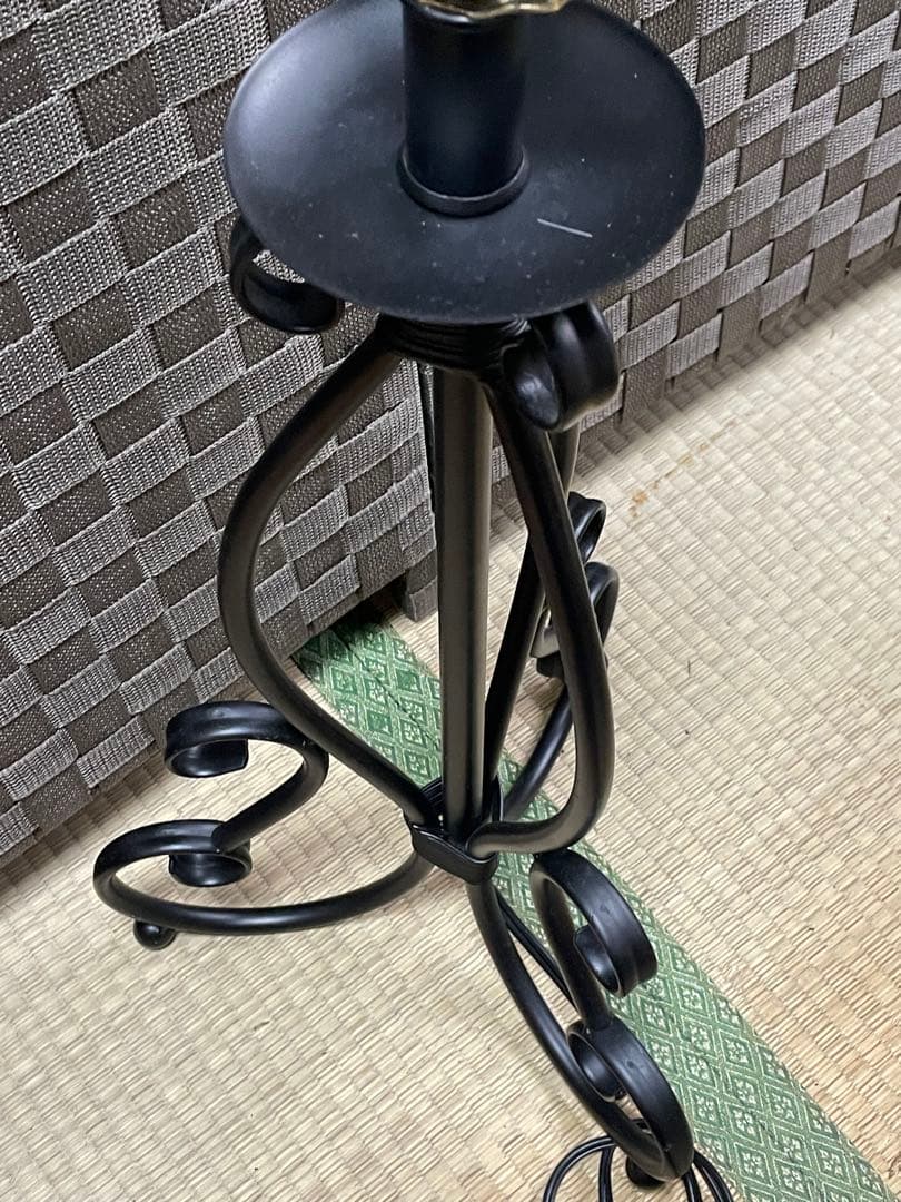 高級輸入 アイアン調 フロアランプ 北米仕様 ヴィンテージ照明