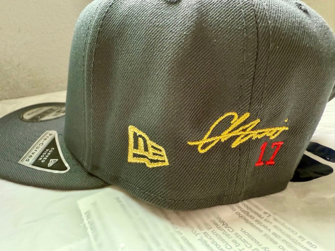 ドジャース　2025 ワールドシリーズ　優勝キャップ 大谷翔平サイン刺繍付き