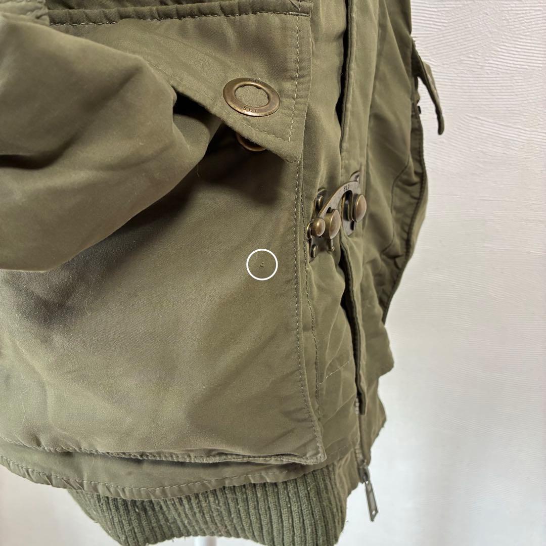 00s y2k SLY N3B モッズコート ロング 平成ギャル ファー フード