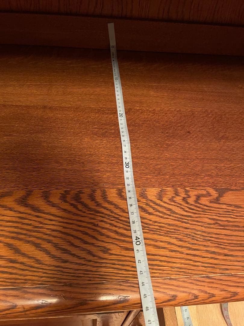 最終価格　《ナラ無垢材　食器棚　カップボード》 ヴィンテージ　最終発送9月17日