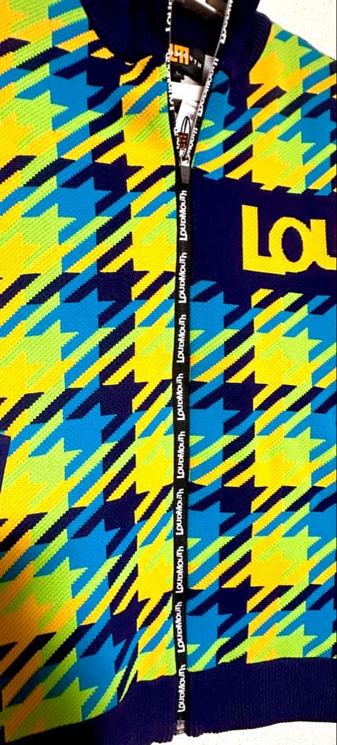 定価¥19800！新品！LOUDMOUTH ゴルフ ブルゾン 千鳥格子柄 L