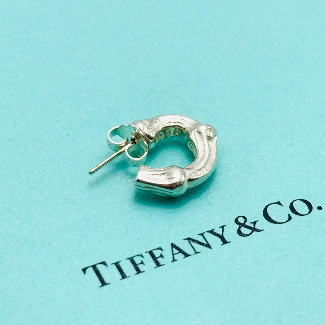 TIFFANY オールドティファニー　バンブー　ピアス　スモール　シルバー