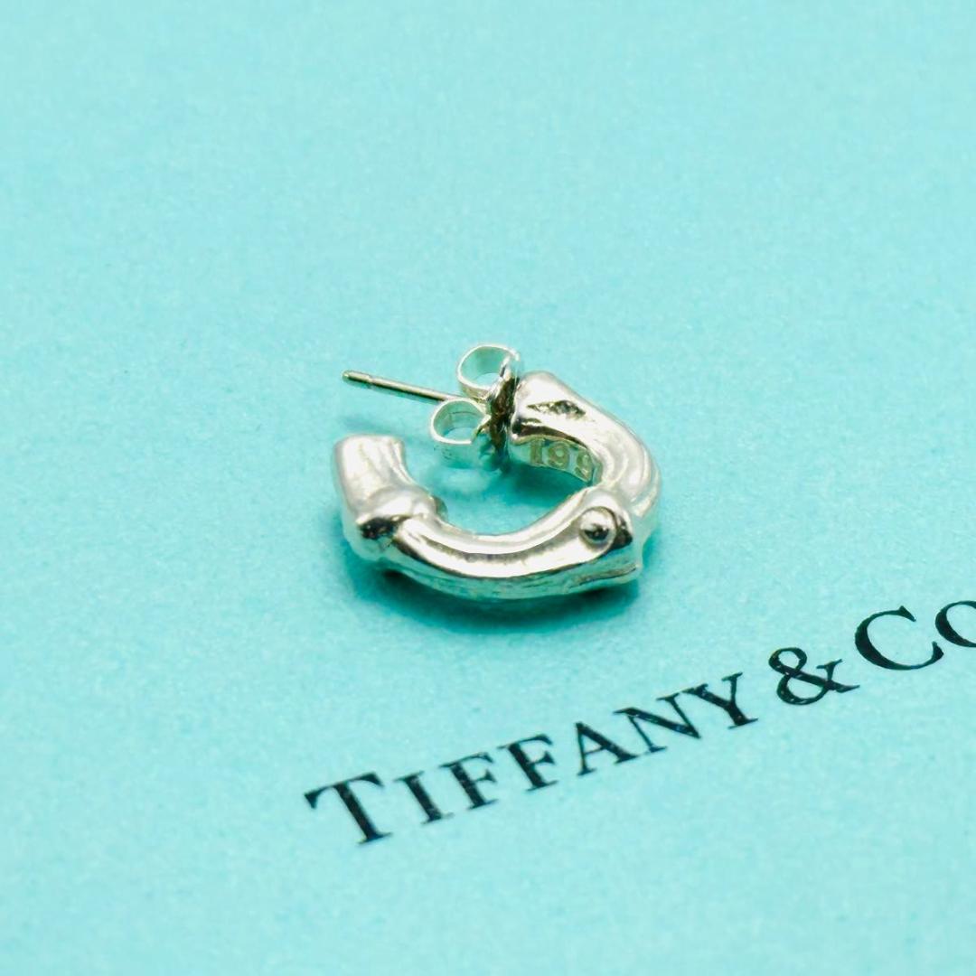 TIFFANY オールドティファニー　バンブー　ピアス　スモール　シルバー