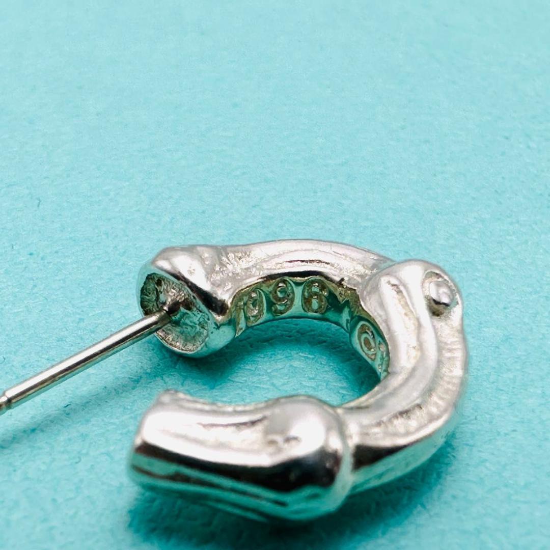 TIFFANY オールドティファニー　バンブー　ピアス　スモール　シルバー