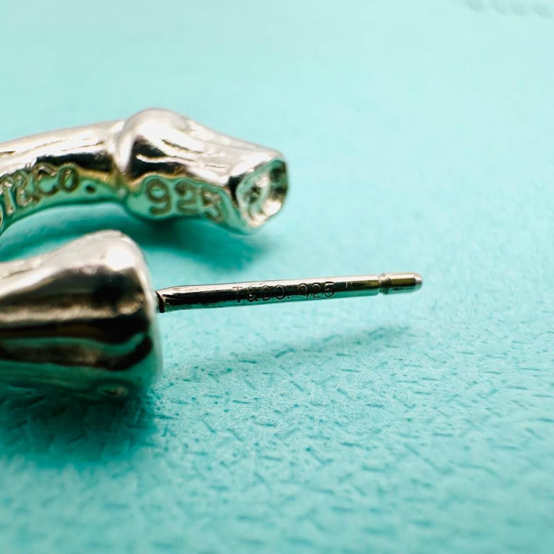 TIFFANY オールドティファニー　バンブー　ピアス　スモール　シルバー