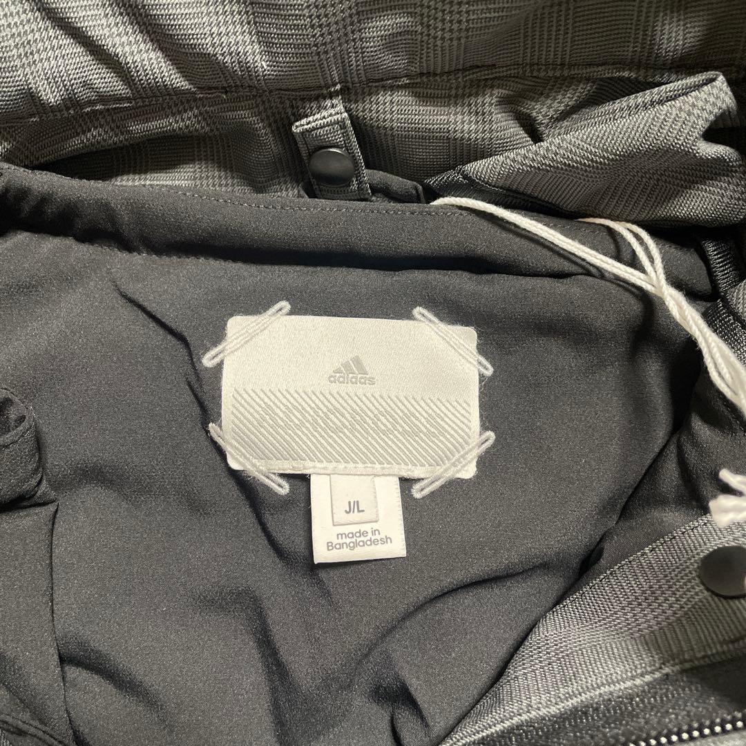 adidasゴルフ　デタッチャブル長袖フルジップハーフコート