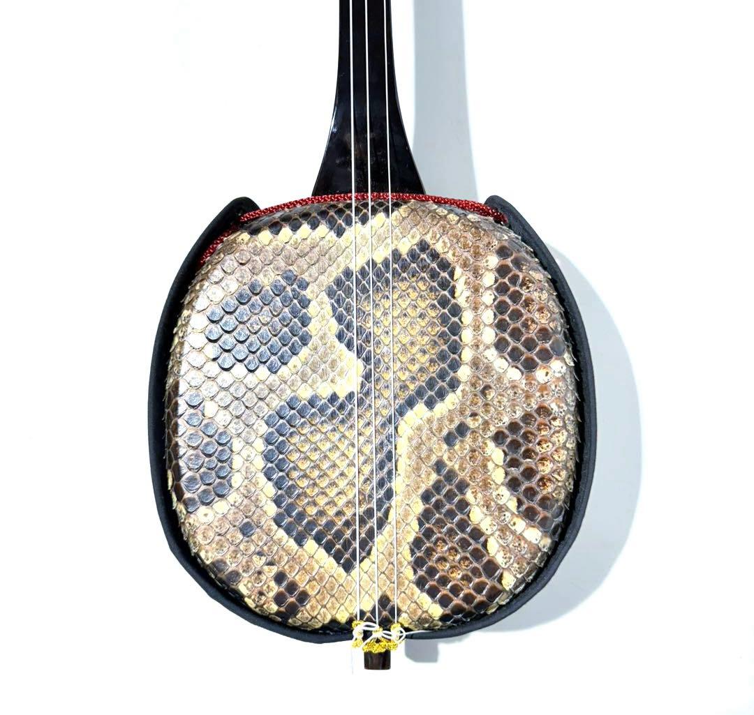 沖縄三線 本皮強化張り 爪 ハードケース付