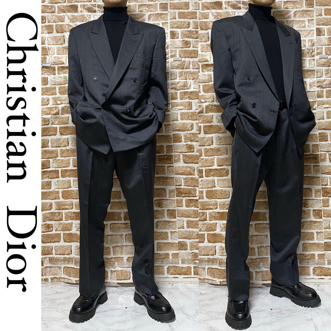 美品】Christian Dior セットアップダブルブラック