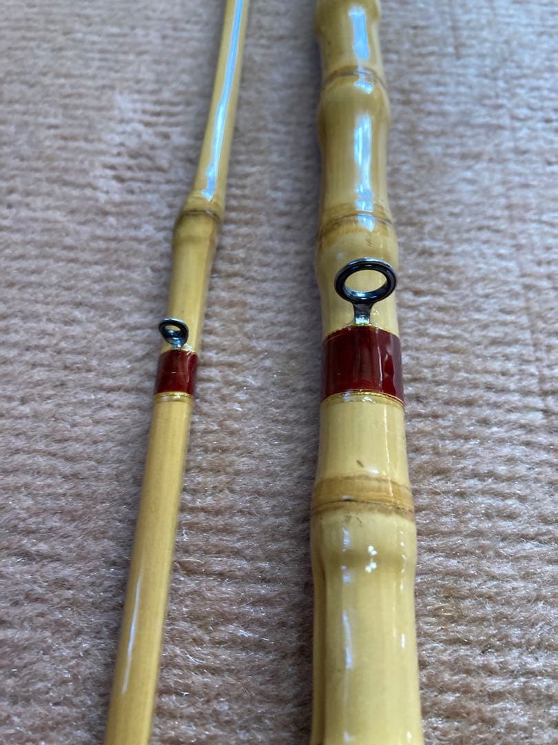 竹竿 自作（落とし込み）2.4布袋竹 硬めの本調子