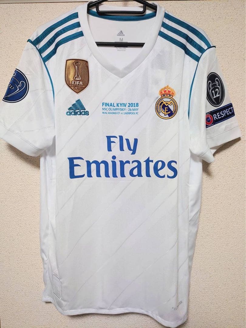 2018 UEFA CL レアルマドリード ロナウドレプリカユニフォーム（H