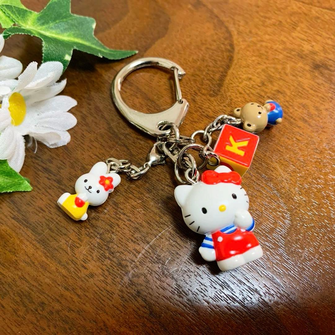 ☆激レア☆ ハローキティ チェーンマスコット レトロ キーホルダー