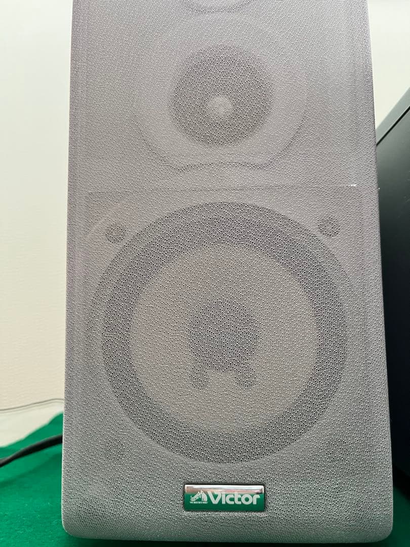 Victor（リモコン、説明書付） CD／MD／カセットコンポUX-W50-S