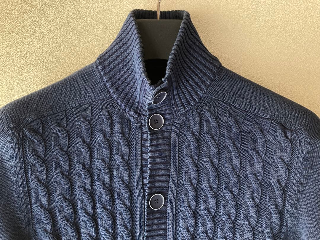 ZANONE コットン CHIOTO キョート ケーブル 後染め ネイビー 46