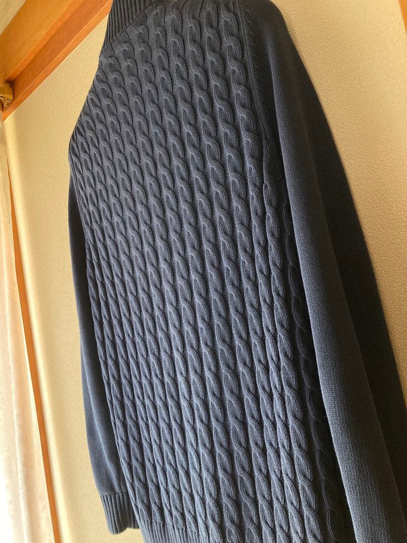 ZANONE コットン CHIOTO キョート ケーブル 後染め ネイビー 46