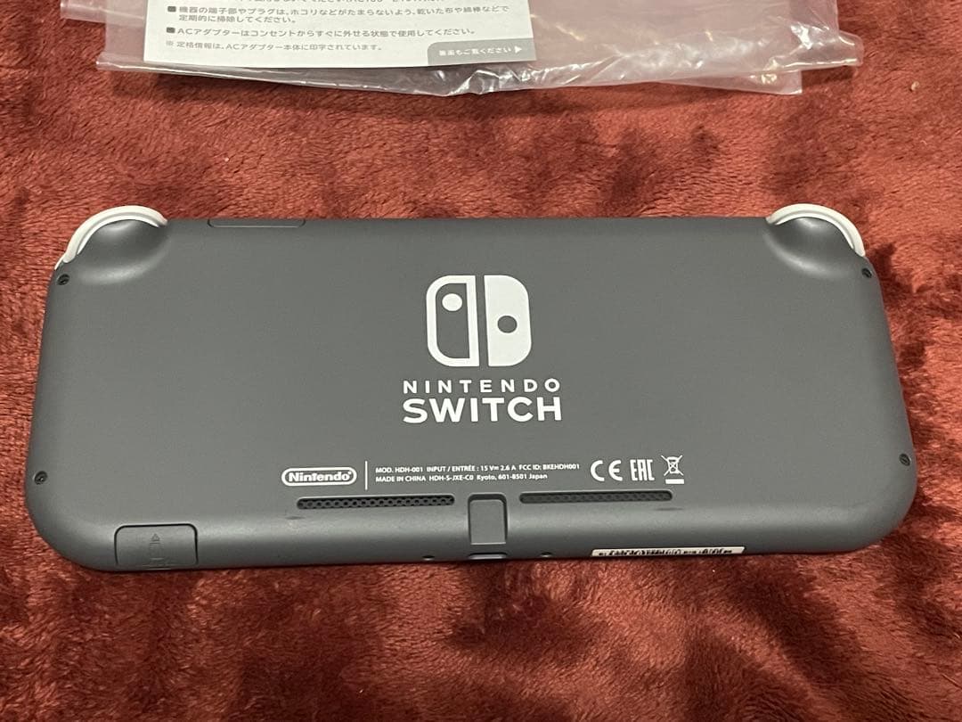 Nintendo Switch Lite グレー 本体　スイッチライト