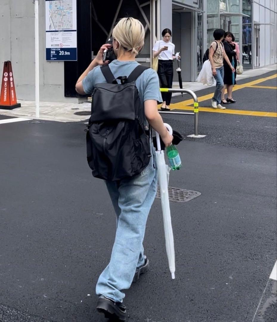 BURLAP OUTFITTER×ear 撥水レザー　リュック　ブラック