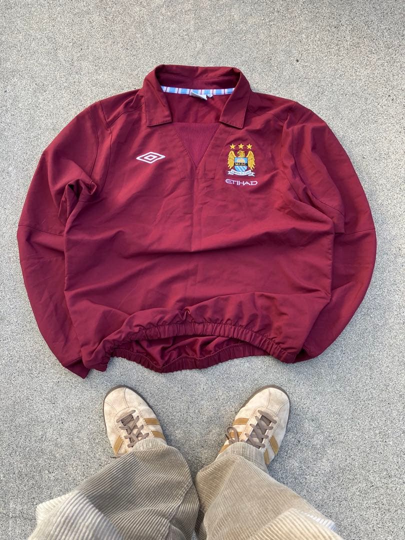 希少カラー】UMBRO×マンチェスターシティ/ピステ/ドリルトップ/XL