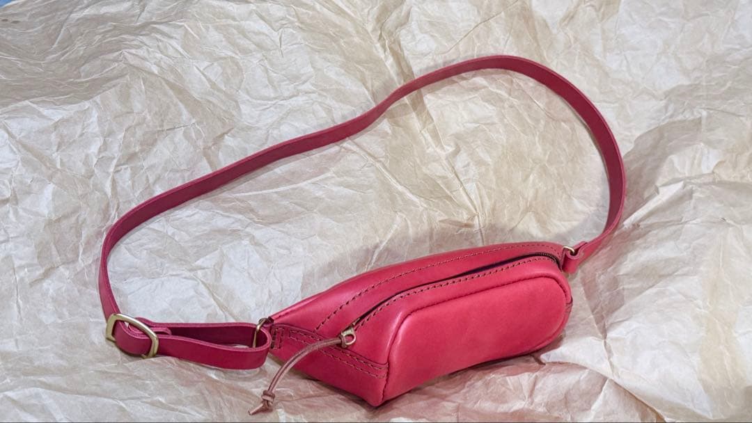 美品！HERZ/ヘルツ/仙台店12周年記念鞄/レッド