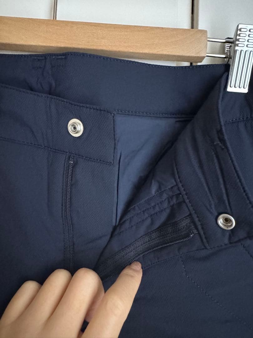 【パーリーゲイツ】ネイビー ゴルフパンツ レディース