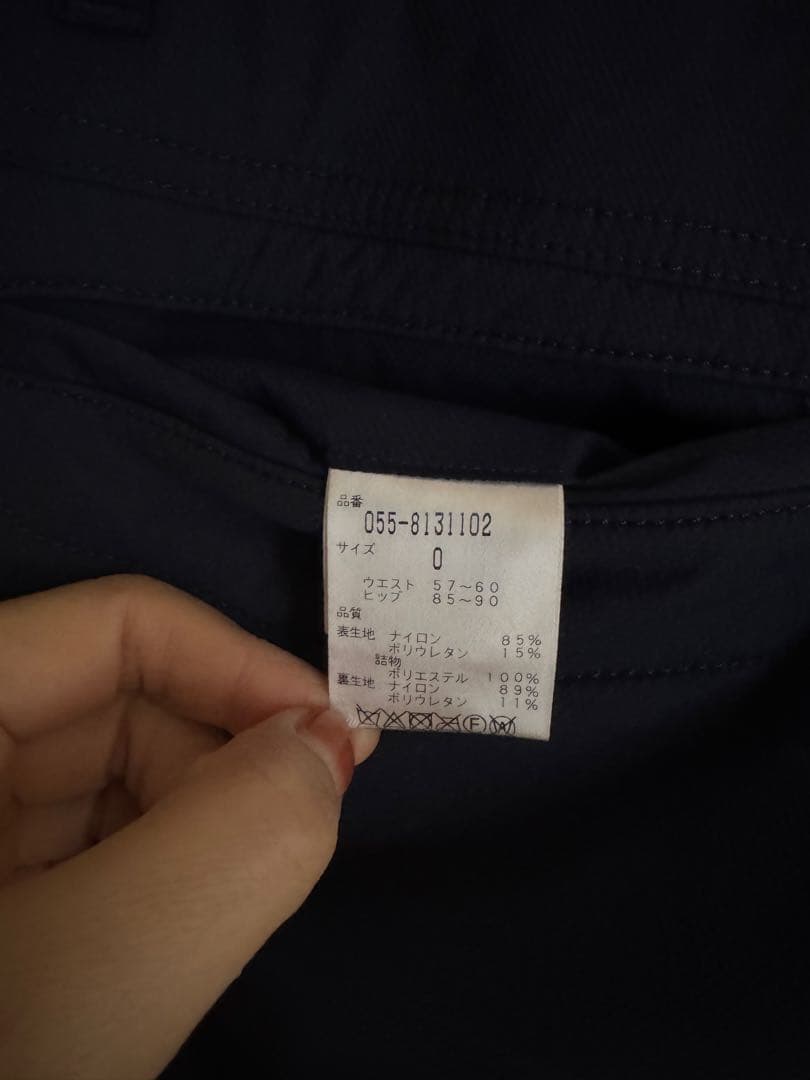 【パーリーゲイツ】ネイビー ゴルフパンツ レディース