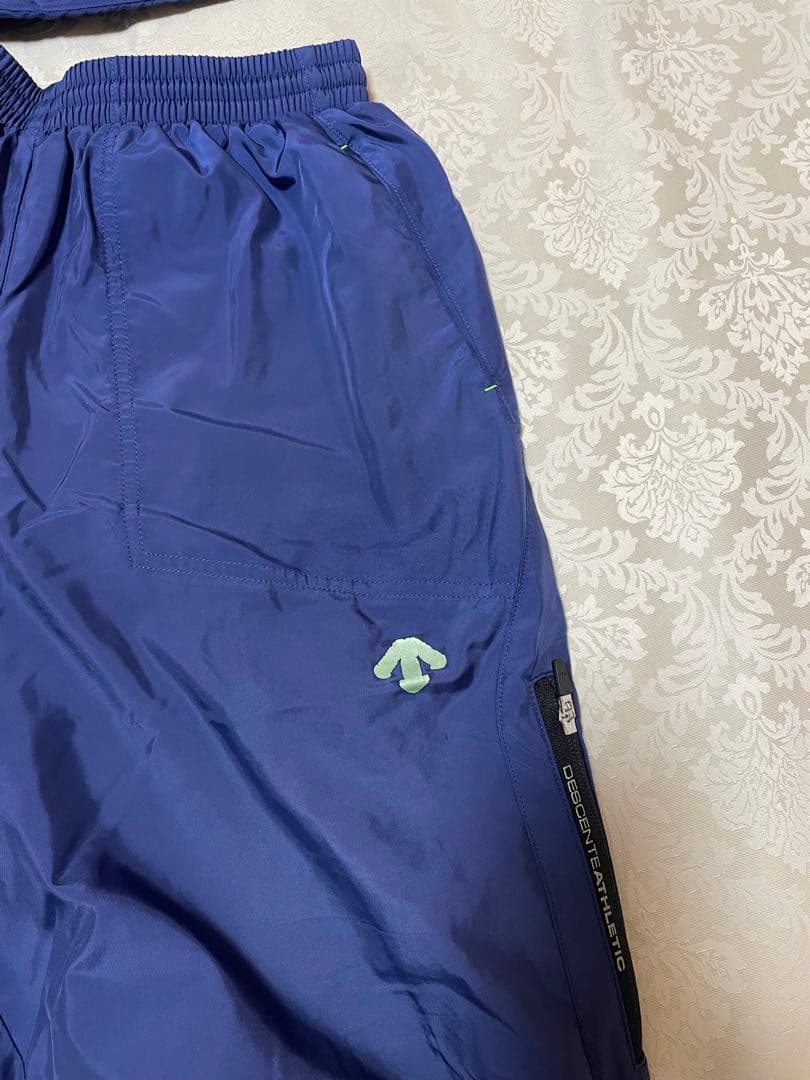 デサント ウィンドブレーカー 上下セット メンズ XO ブルー