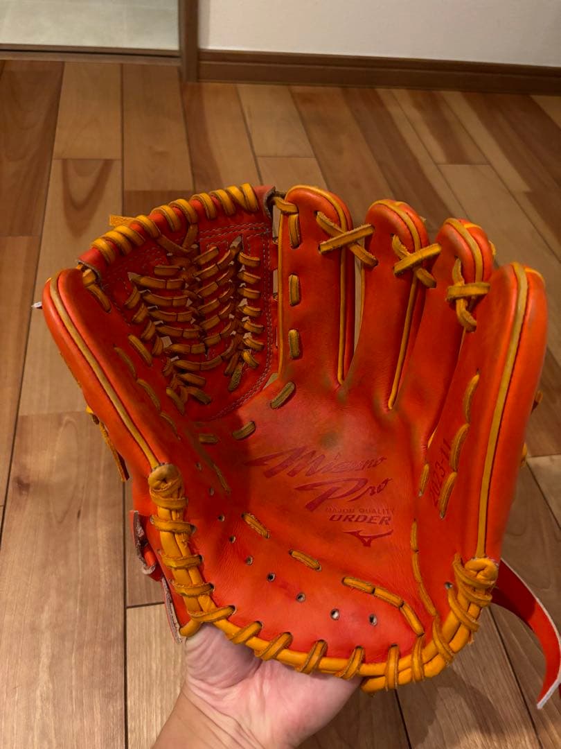 ミズノプロ　軟式オーダー　内野手用グローブ